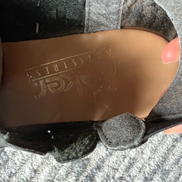 Rieker Womens Sina Slingback Woven Sandals Size 40/ 9.5Black Leather Closed Toe - Picture 8 of 11